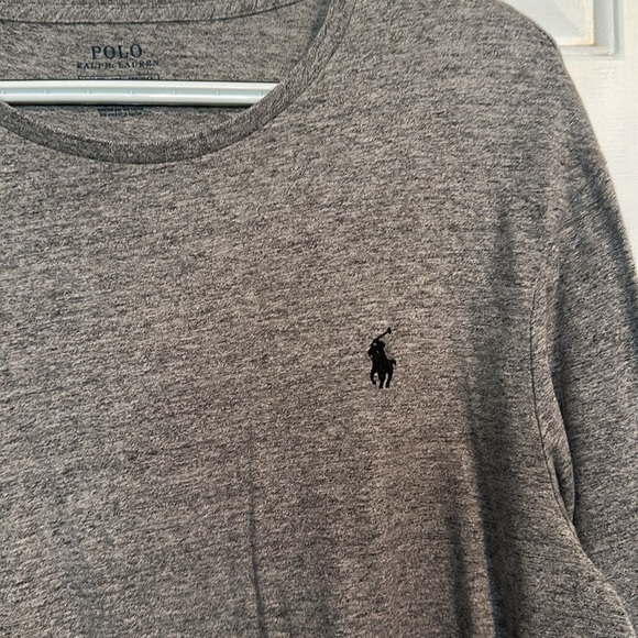 Polo Ralph Lauren Grey long sleeve size XL Men’s - Picture 2 of 3